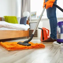 bedroom cleaning
